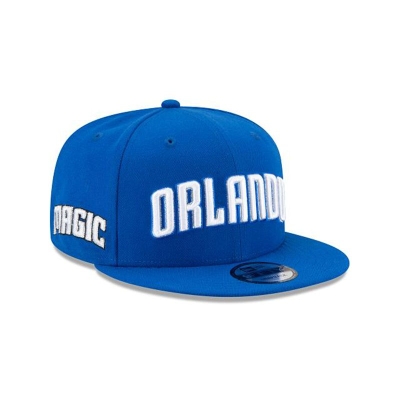 Blue Orlando Magic Hat - New Era NBA Statement Edition 9FIFTY Snapback Caps USA4571326